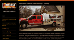 Desktop Screenshot of firehousepowerwash.com