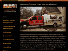 Tablet Screenshot of firehousepowerwash.com